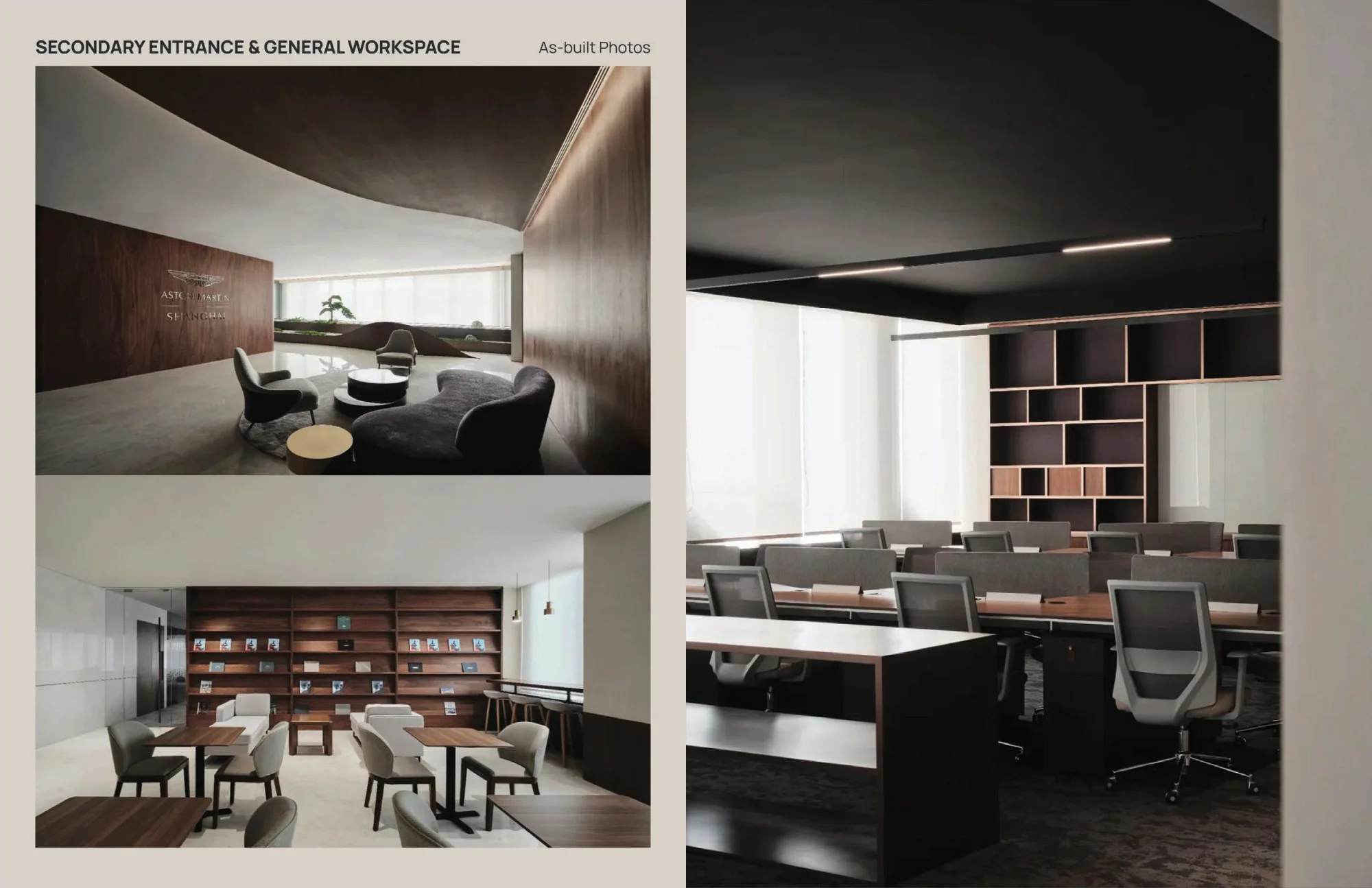 Aston Martin Shanghai Office — original portfolio spread, page 13