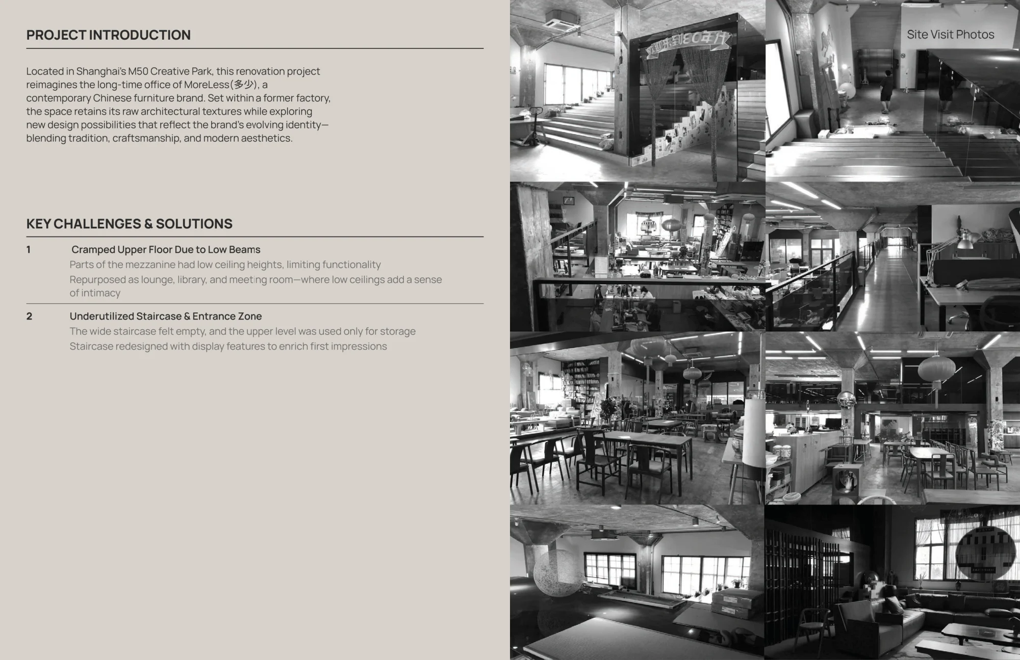 MoreLess Shanghai Office — original portfolio spread, page 30