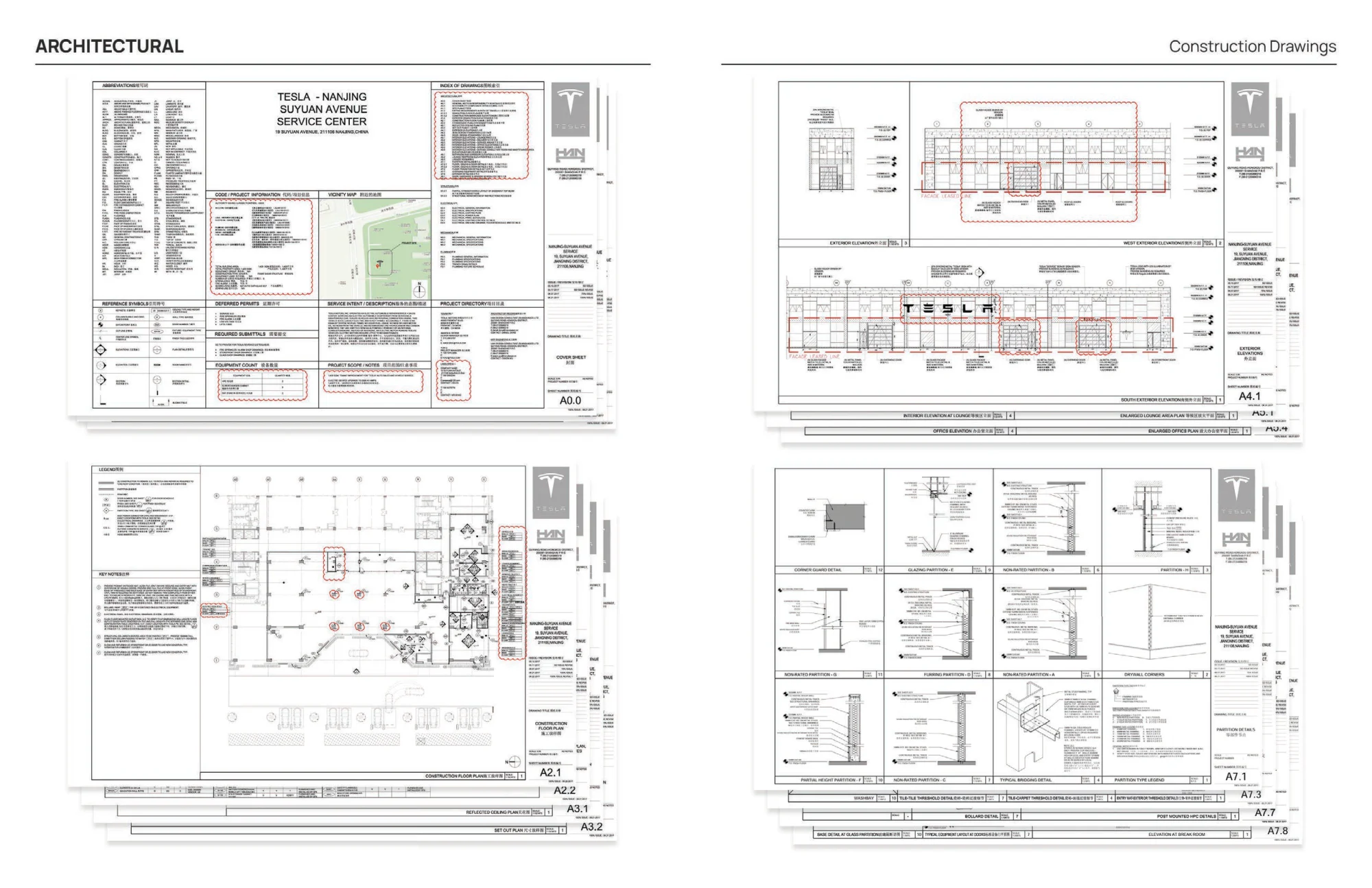 Tesla China — original portfolio spread, page 43