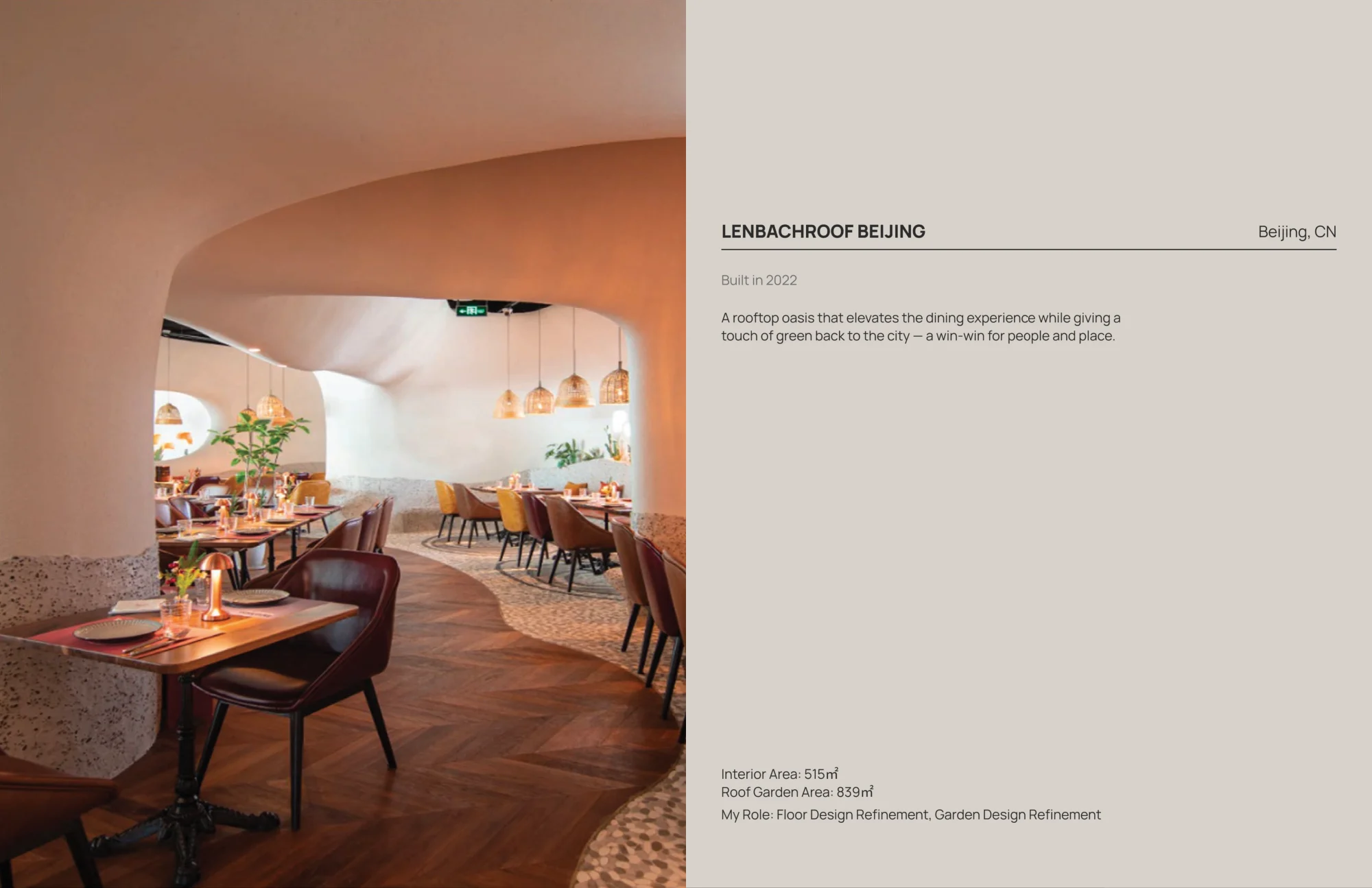 Lenbachroof Beijing — original portfolio spread, page 48